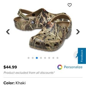 camo crocs